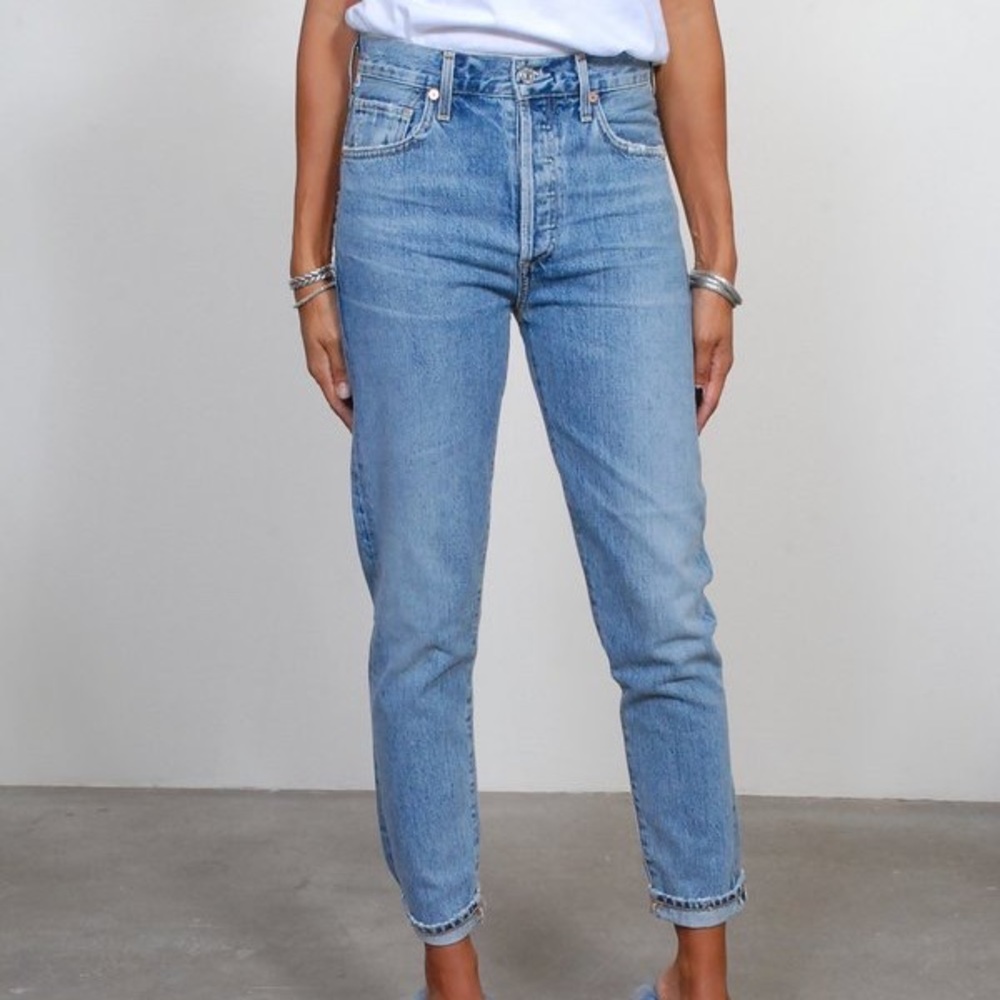 CITIZENS OF HUMANITY Liya High Rise Crop Jeans